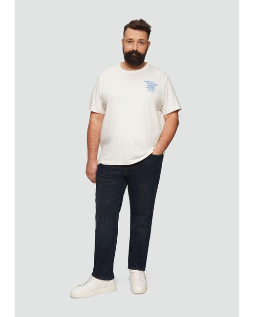 S.oliver Jeans Casby / Relaxed Fit / Mid Rise / Straight Leg in White für Herren