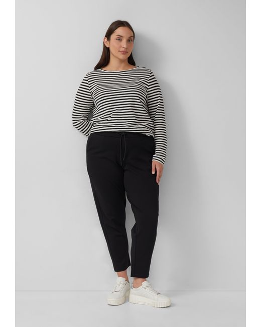 S.oliver Black Interlock-Jogpants mit Elastikbund