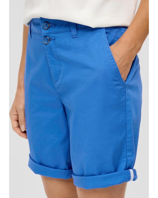 S.oliver Blue Regular: Shorts aus Baumwollstretch