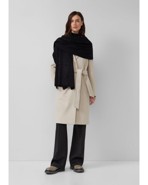 S.oliver Black Schal mit Schmucksteinen