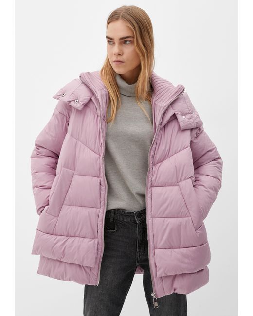 S.oliver Steppjacke mit recyceltem Polyester in Pink | Lyst DE