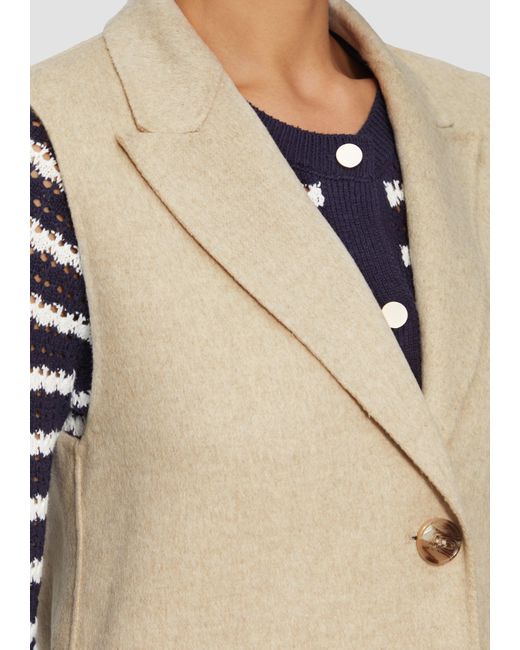 S.oliver Natural Doubleface-Weste im Relaxed Fit