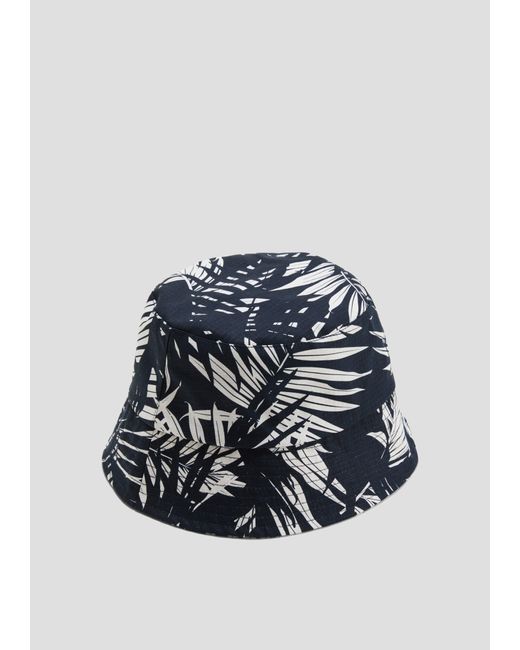 S.oliver Bucket Hat mit All-over-Print in Blue für Herren