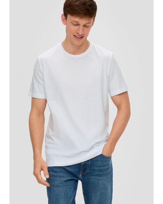 S.oliver Basic-T-Shirt im 3er-Pack in Blue für Herren