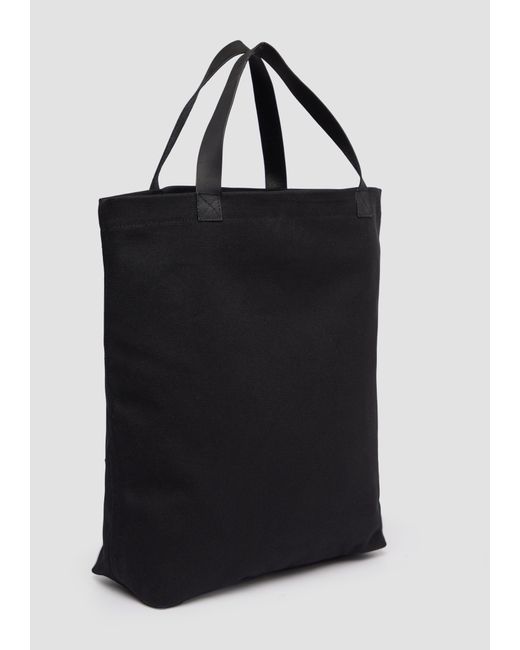 S.oliver Shopper mit Lederhenkeln und Label-Patch in Black für Herren