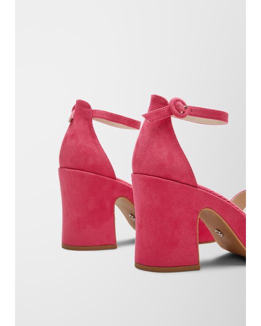 S.oliver Sandalen mit Blockabsatz in Pink | Lyst DE