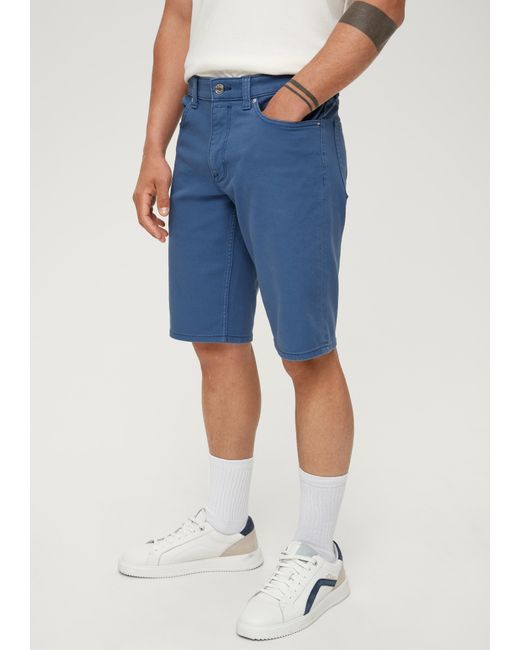 S.oliver Jeans-Shorts / Regular Fit / High Rise / Straight Leg in Blue für Herren