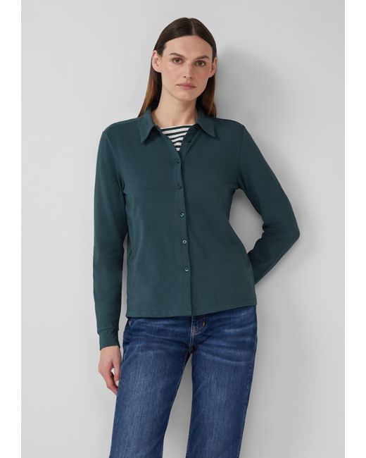 S.oliver Blue Elastische Jerseybluse