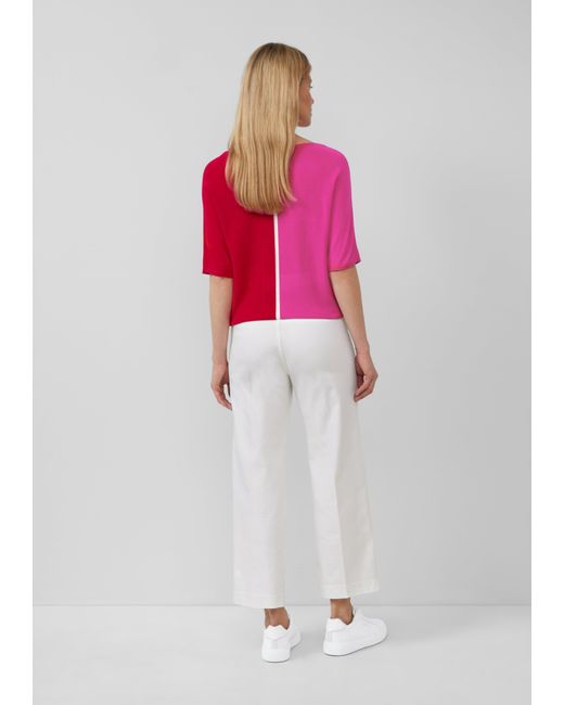 S.oliver Red Feiner Strickshirt in Colour-Blocking-Optik