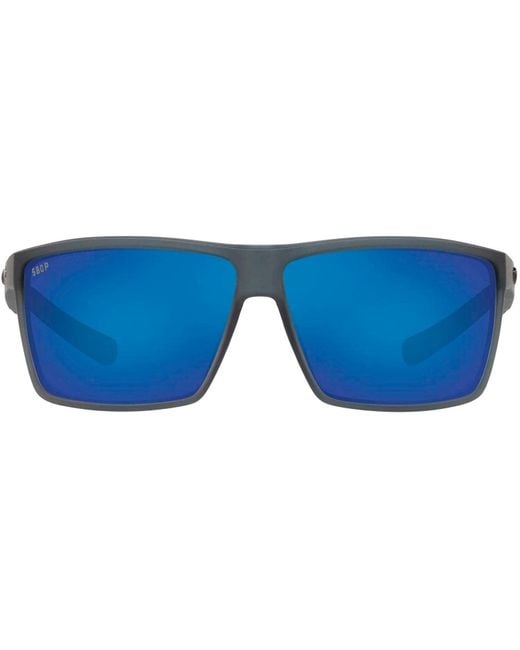 Costa Del Mar Rincon Rin 156 Obmp Flat Top Polarized Sunglasses in Blue