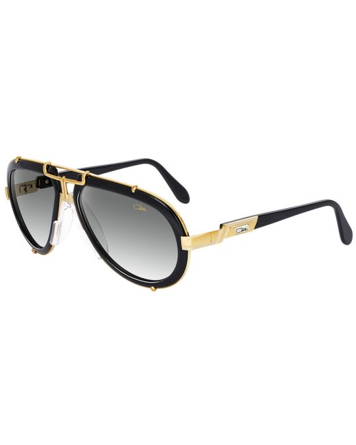 Cazal Black 642 Aviator Sunglasses for men
