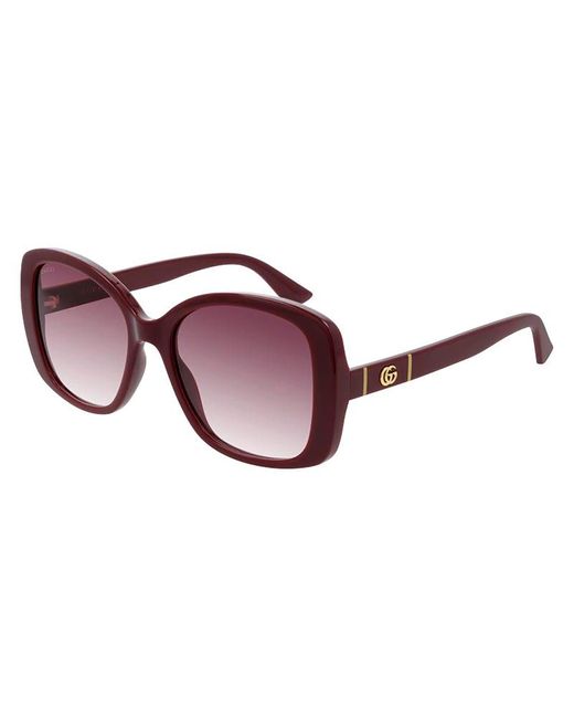 Gucci GG0762S 003 Butterfly Sunglasses in Pink Lyst