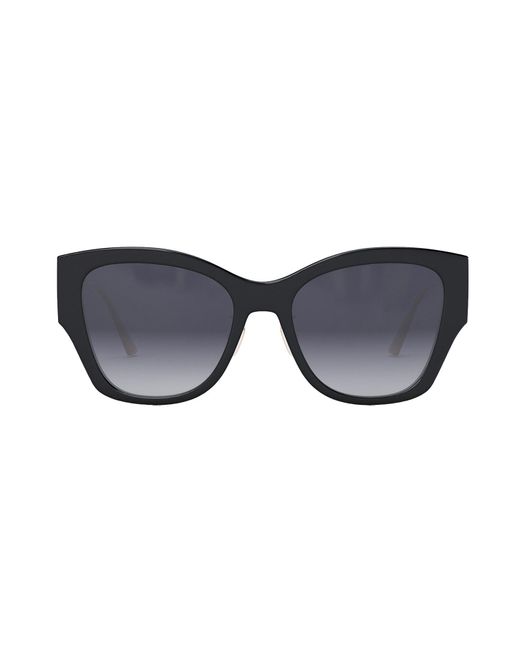 Dior 30montaigne B2u 01b Butterfly Sunglasses in Black | Lyst