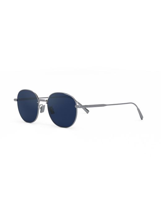 dior blue round sunglasses