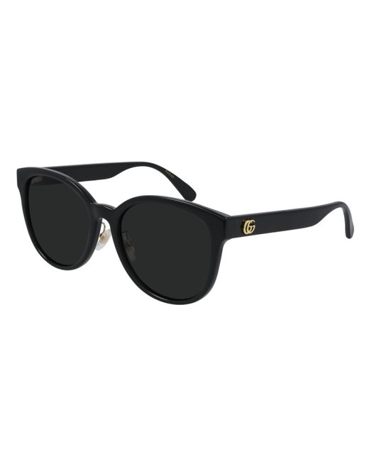 Gucci Black GG0854SK Asian Fit 004 Women's Sunglasses