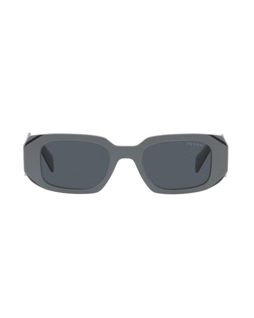 Prada Pr 17ws 11n09t Rectangle Sunglasses in Black