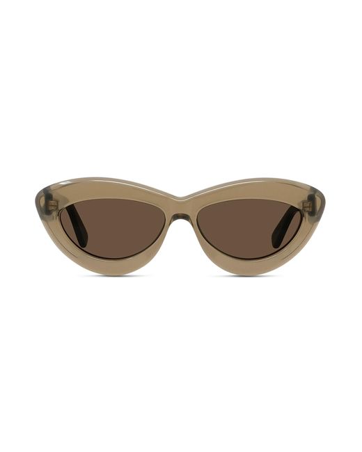 Loewe Lw40096i 96e Cat Eye Sunglasses in Black | Lyst
