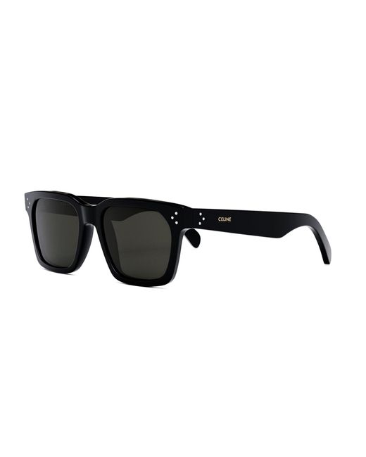 Celine Cl40248i 01a Square Sunglasses in Black for Men Lyst