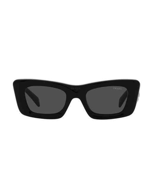 Prada Pr 13zs 1ab5s0 Cat Eye Sunglasses in Black | Lyst