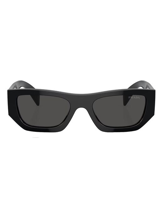 Prada Black Pr A01s 16k08z Flattop Sunglasses