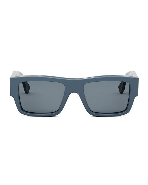 Fendi Gray Fe 40118 I 90v Flattop Sunglasses for men