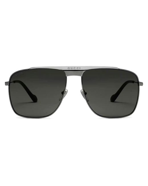 Gucci GG0909S M 001 Navigator Sunglasses in Black for Men | Lyst