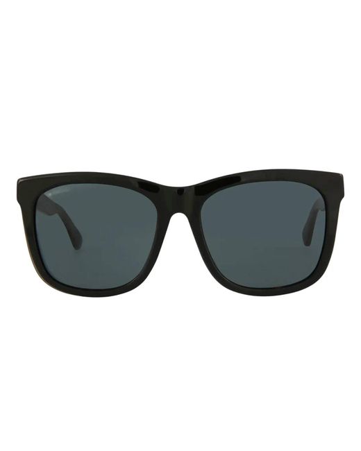 Gucci Black GG0057SKN 006 Square Sunglasses for men