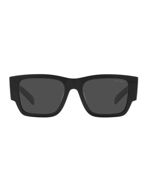 Prada Pr 10zs 1ab5s0 Wayfarer Sunglasses in Black for Men | Lyst