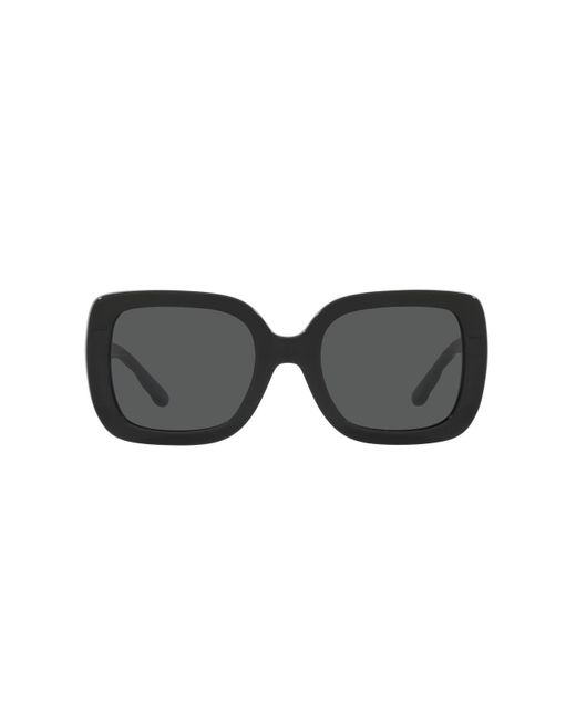 Tory Burch Black 54mm Square Sunglasses