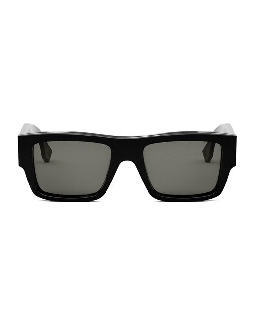 Fendi Black Fe 40118 I 01a Flattop Sunglasses for men
