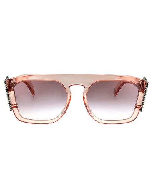 Fendi Pink Ff 0381/s Square Sunglasses