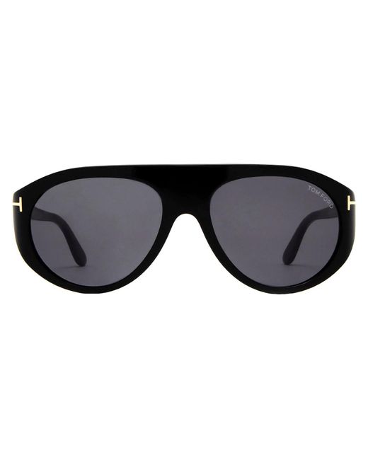 Tom Ford Black Rex M Ft1001 01a Aviator Sunglasses for men