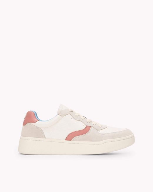 Soludos Natural The Roma - Classic - White / Pink / Light Blue