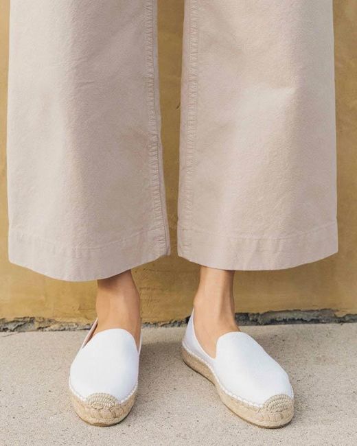 canvas platform smoking slipper