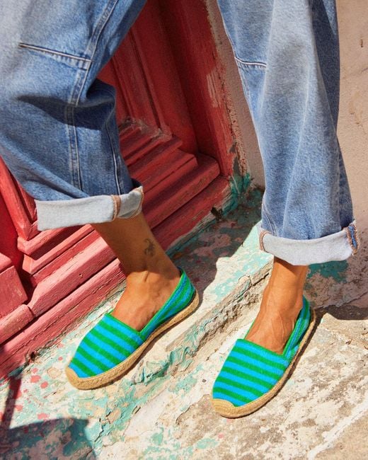 Soludos Original Espadrille | Terry | Blue-green