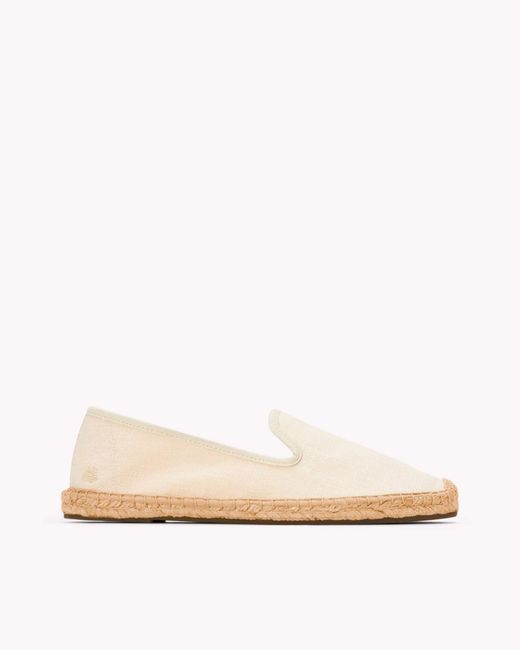 Soludos Natural The Smoking Slipper - Tonal Piping - Tonal Ivory