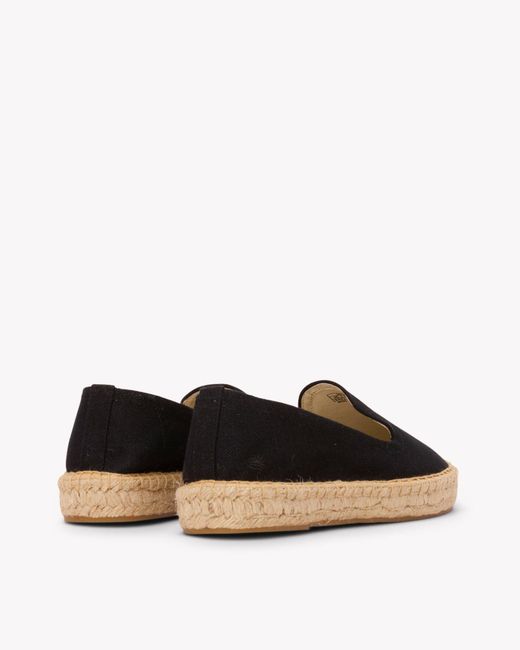 Soludos Multicolor Platform Smoking Espadrille | Woven Color | Noche Black