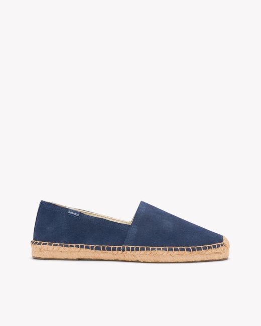 Soludos Original Espadrille | Leather Color | Armada Blue for men