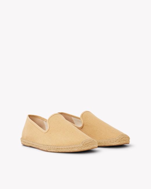 Soludos Natural Smoking Espadrille | Woven Color | Cafe Taupe for men