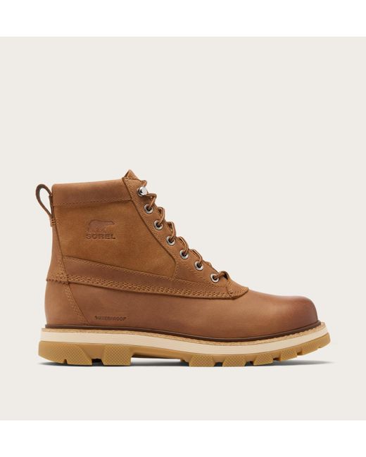 Sorel Brown Lark-47 Waterproof Boots for men