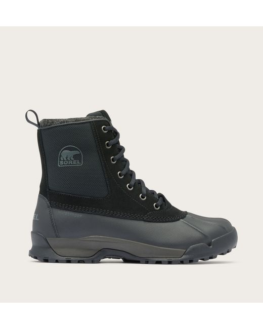 Sorel Black Buxton Lite Waterproof Winter Boots for men