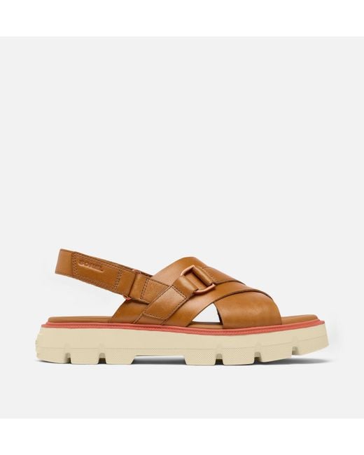 Sorel Brown Rein Cb Crisscross Sandal