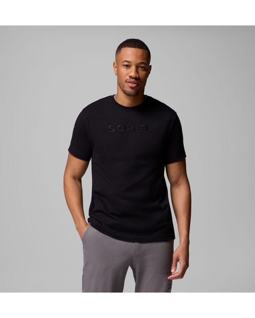 Sorel Black Embroidered T-Shirt