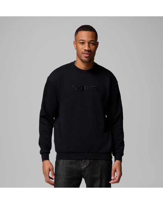 Sorel Black Embroidered Crewneck Sweater