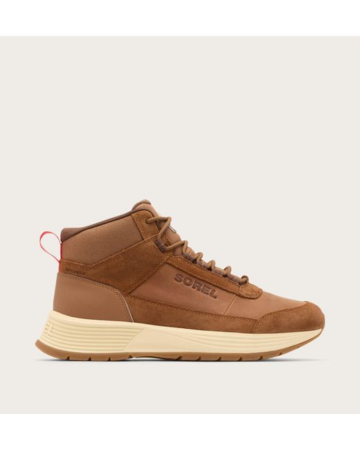 Sorel Brown Outing Se Mid Waterproof Sneaker Boot for men