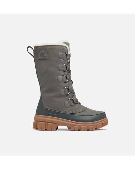Sorel Gray Torino V Tall Waterproof Snow Boots