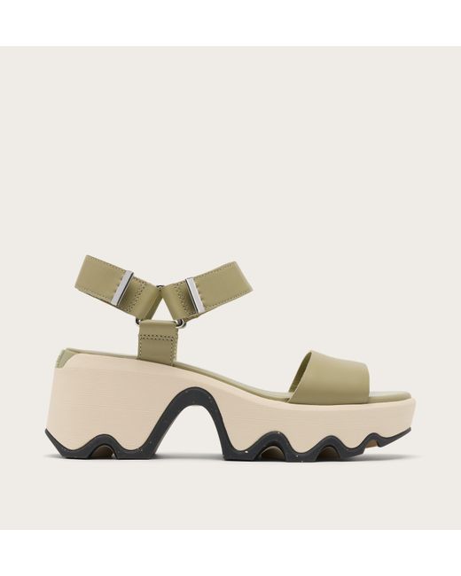 Sorel Metallic Kinetic Aura Y-Strap Sandal