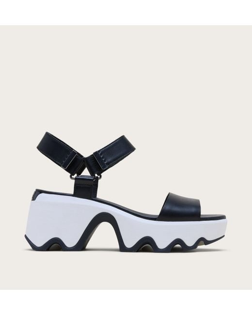 Sorel Blue Kinetic Aura Y-Strap Sandal