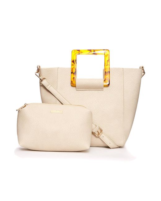 Shiraleah Shanti Metallic Tote Gold One