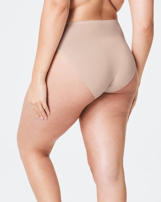 Spanx Natural Smooth Fit-To-You Modal Cotton Hi-Leg Brief 3-Pack Box
